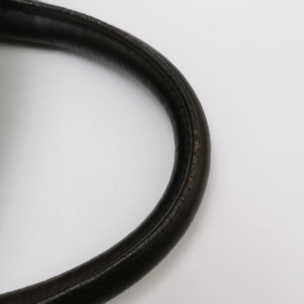 Loewe Amazona 29 in Brown Intrecciato Woven Calfskin Leather Handbag