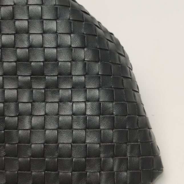 Bottega Veneta Garda Black Intrecciato Nappa Leather Large 33cm