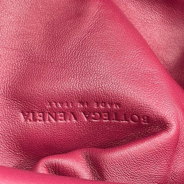 Sold Bottega Veneta Pouch Large Intrecciato Leather Clutch Burgundy
