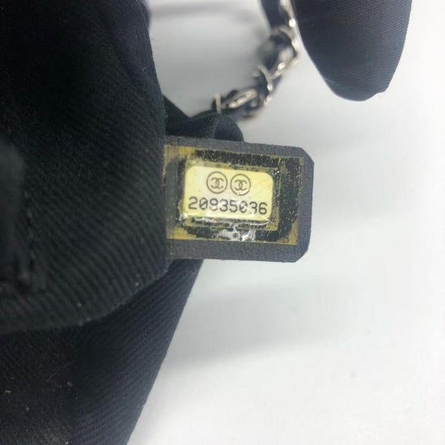 Chanel Coco Shine Small Tote Black Quilted Patent Leather Silver Hardware 2014-15