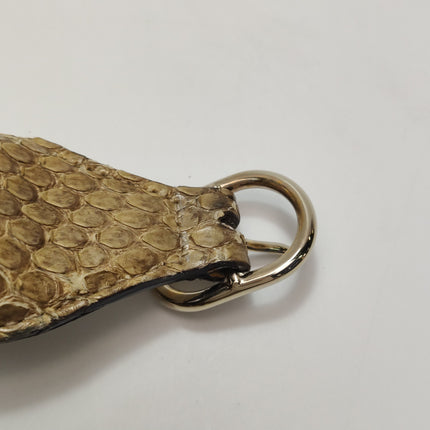 Gucci Jackie Vintage Camel Python Leather Rare