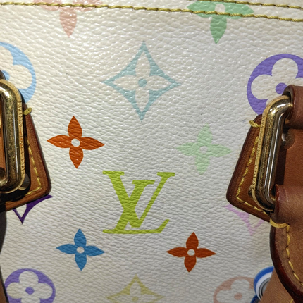Louis Vuitton x Takashi Murakami Alma Small White Multicolor