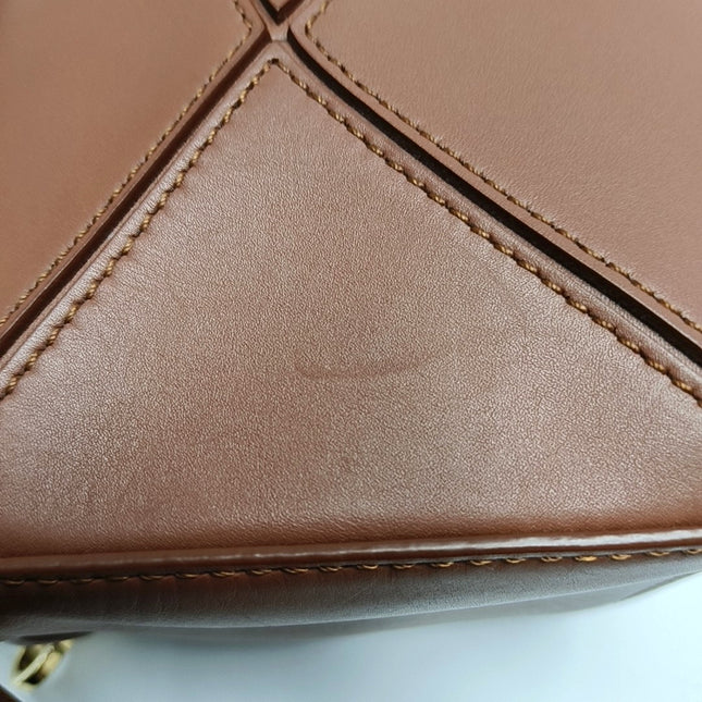 Loewe x Howl's Moving Castle Studio Ghibli Collection Puzzle Calcifer Mini Tan Brown