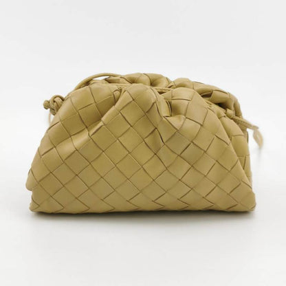 Bottega Veneta Pouch Mini Beige Leather