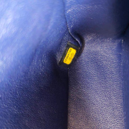 Chanel Classic Flap Medium Royal Blue Velvet Silver Hardware