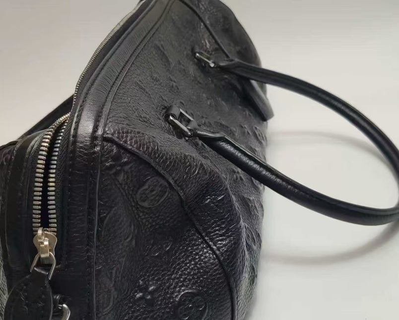 Louis Vuitton Neo Papillon Revelation GM Black Leather Shoulder Bag