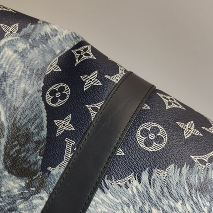 Louis Vuitton x Chapman Brothers Keepall 55 Bandouliere Lion Navy