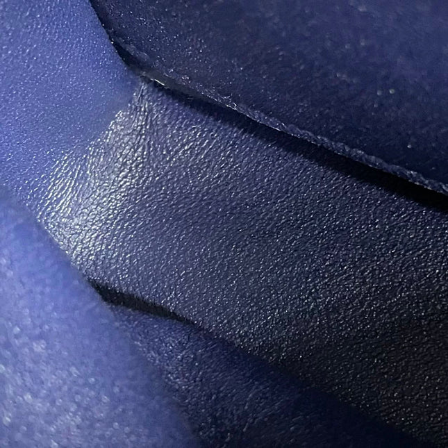Chanel Classic Flap Medium Royal Blue Velvet Silver Hardware