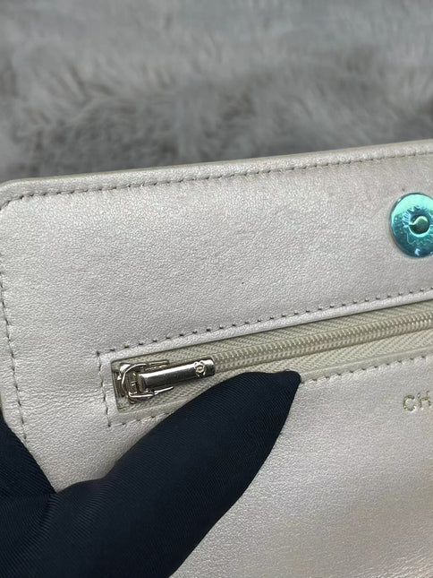 Sold Chanel Wallet on Chain WOC Gold Lambskin Leather