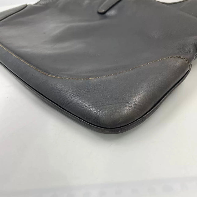 Gucci Jackie Vintage Bouvier Hobo Black Leather with Web Accent