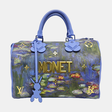 Louis Vuitton x Jeff Koons Speedy 30 Monet Water Lilies Top Handle Bag
