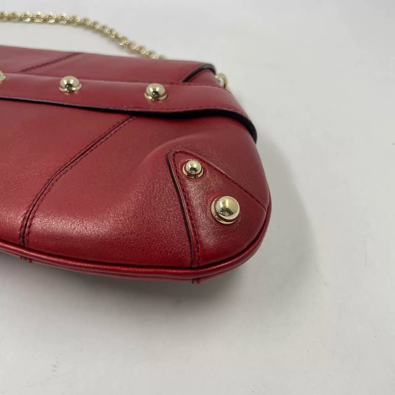 Gucci Horsebit 1955 Large Red Leather Shoulder Bag