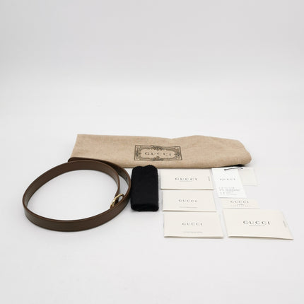 Gucci Jackie 1961 Small Brown Smooth Leather Bag