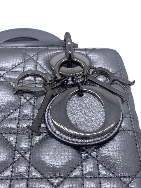 Sold Lady Dior ABCdior Small Silver Cannage Lambskin Handbag 29-MA-0157