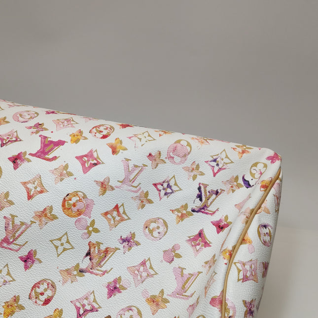 Louis Vuitton Speedy 35 Monogram Watercolor Pink Handbag Richard Prince 2008