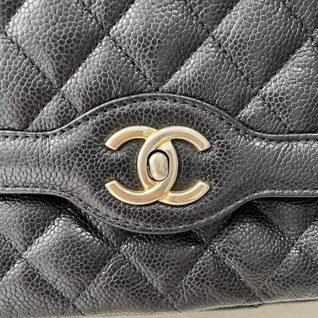 Chanel Paris Limited Medium Black Caviar Leather Gold Hardware 2015-16