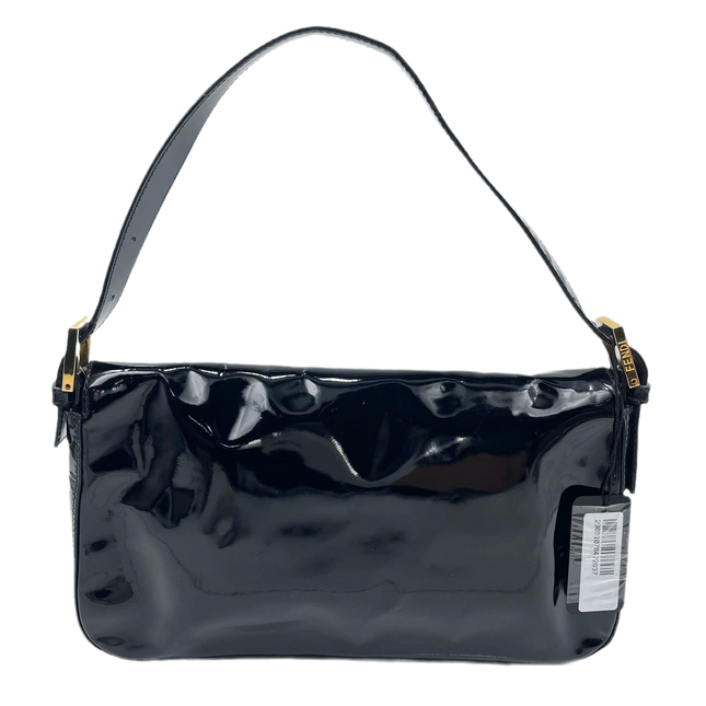 Sold Fendi Baguette Black Patent Leather with Gold Hardware