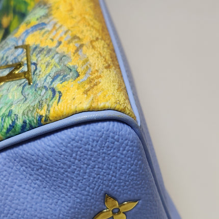 Louis Vuitton x Jeff Koons Speedy 30 Van Gogh Top Handle Bag