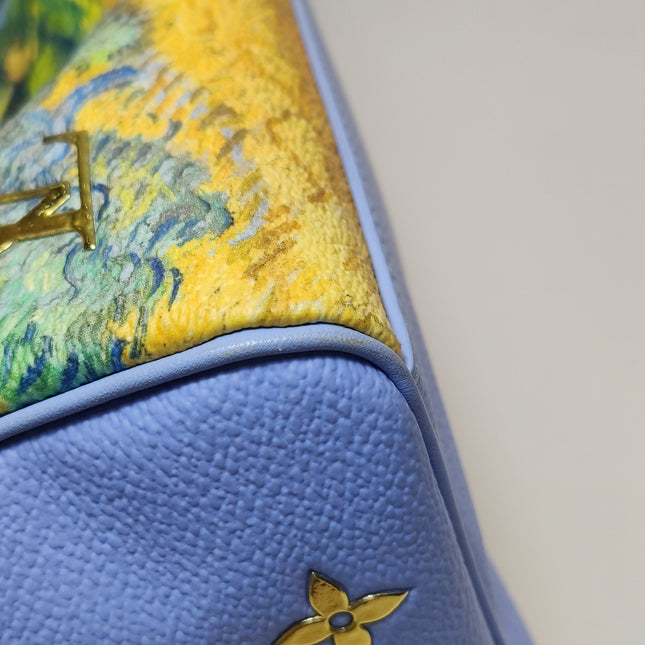 Louis Vuitton x Jeff Koons Speedy 30 Van Gogh Top Handle Bag