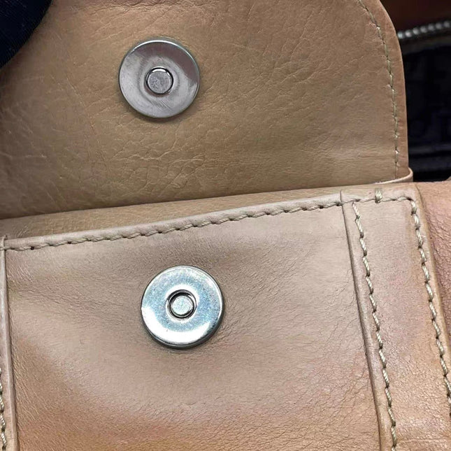 Dior Flight Medium Tan Brown Calfskin Leather Shoulder Bag