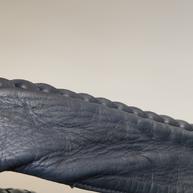 Bottega Veneta Veneta Hobo Midnight Navy Leather Bag Maxi 50cm