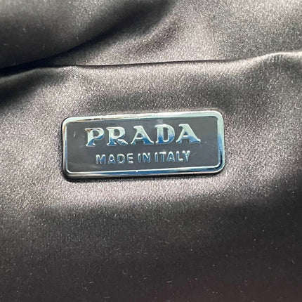 Prada Cleo Caramel Brown Nylon Shoulder Bag