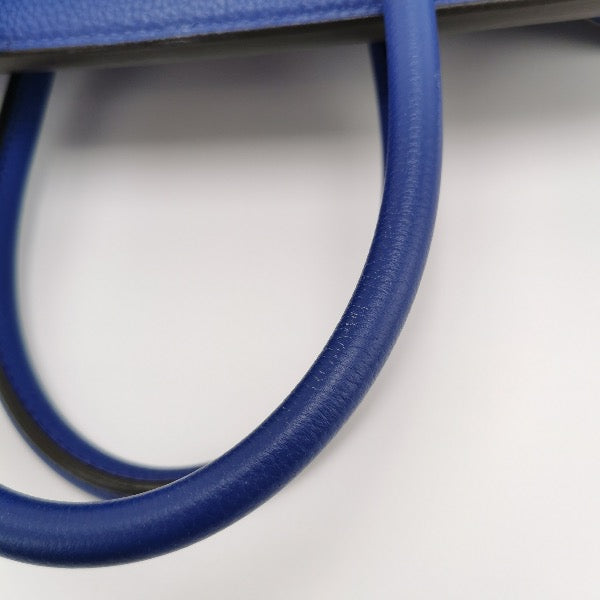 Hermes Birkin 30 Togo 71 Bleu France  Calfskin Gold Hardware 2014