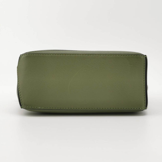 Sold Loewe Puzzle Mini Green Calfskin Leather Crossbody Bag