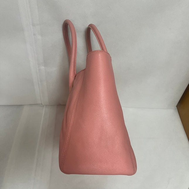 Chanel Cerf Executive Medium Pink Leather Handbag 35cm