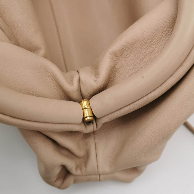 Sold Bottega Veneta Pouch Mini Beige Nude Color Leather