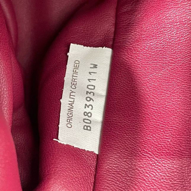 Sold Bottega Veneta Pouch Large Intrecciato Leather Clutch Burgundy