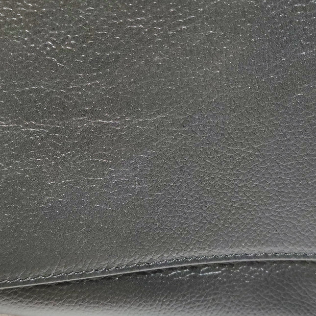 Chanel Cerf Executive East West Black Caviar Leather Handbag
