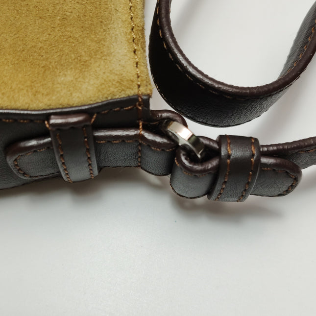 Loewe Brown Suede Shoulder Bag Vintage