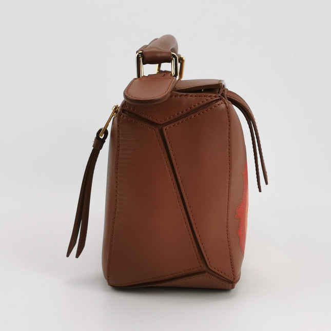 Loewe x Howl's Moving Castle Studio Ghibli Puzzle Calcifer Small Tan Caramel