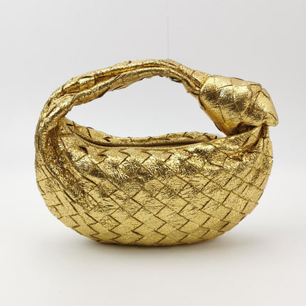 Bottega Veneta Jodie Mini Gold Leather Rare