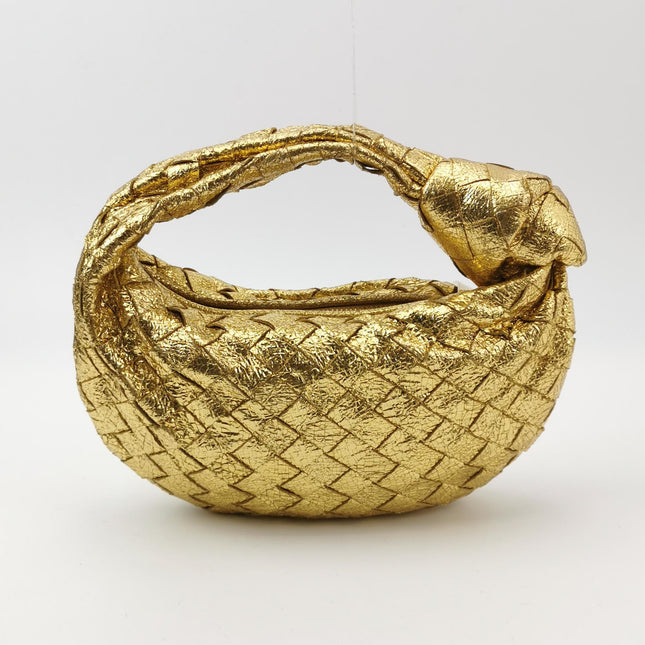 Bottega Veneta Jodie Mini Gold Leather Rare