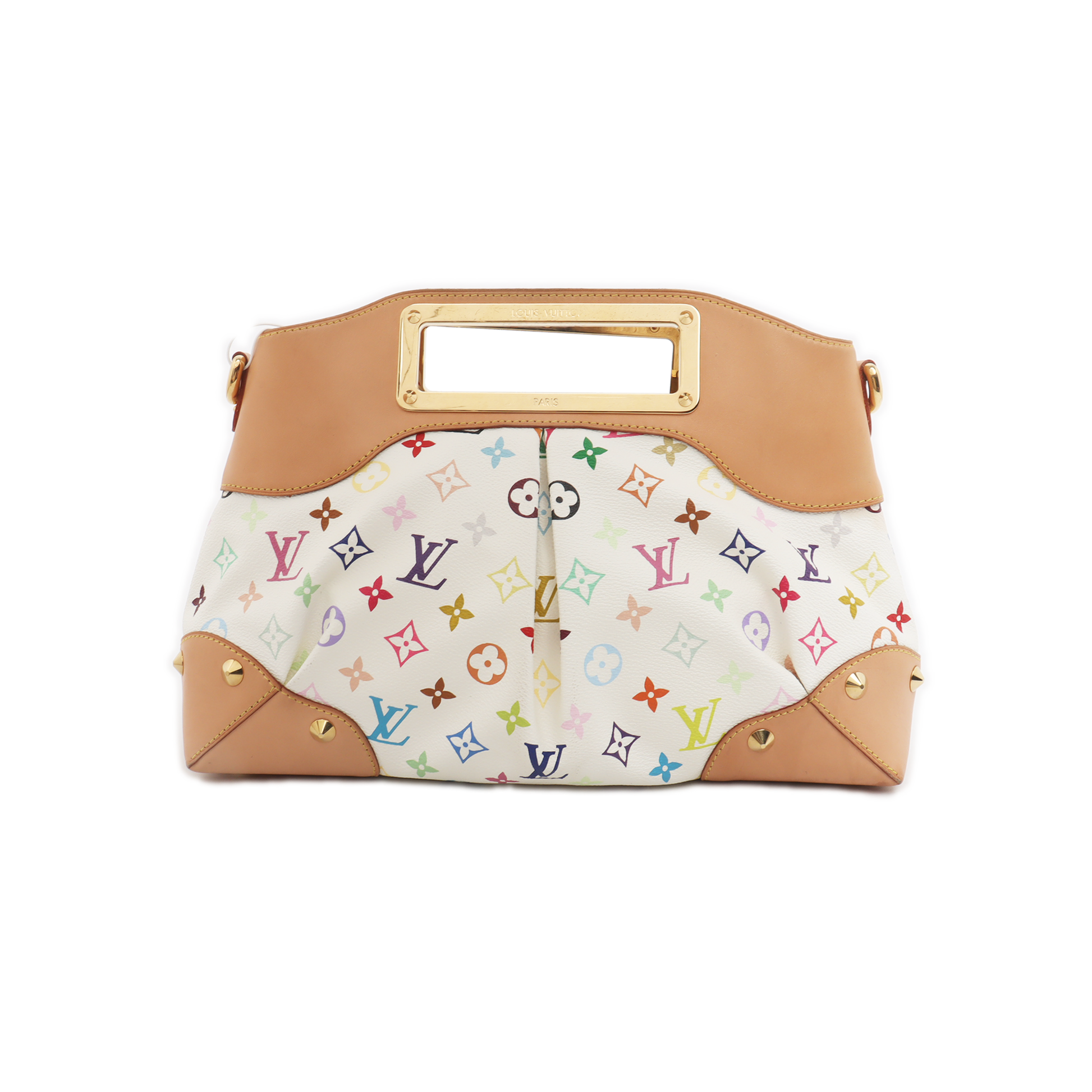 Louis Vuitton x Takashi Murakami Judy Medium White Multicolor-Luxbags