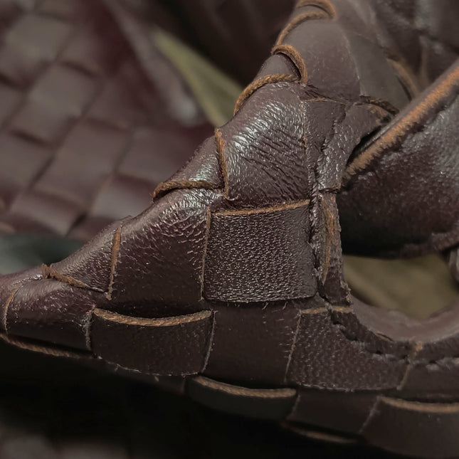 Bottega Veneta Garda Dark Brown Intrecciato Nappa Leather Large 33cm