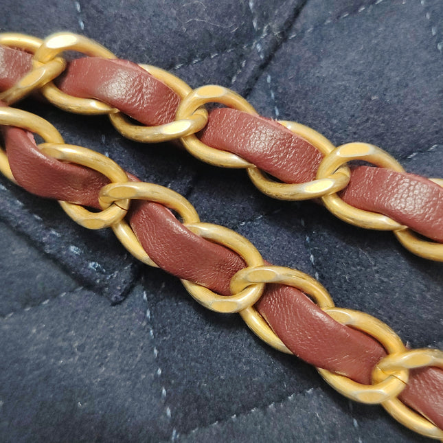 Chanel Medium Classic Double Flap Bag Métiers d'Art Paris-Hamburg 2018 Wool Nautical Charms