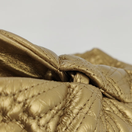 Chanel Paris Venice Ca D’Oro Large Gold Leather Tote with Engraving