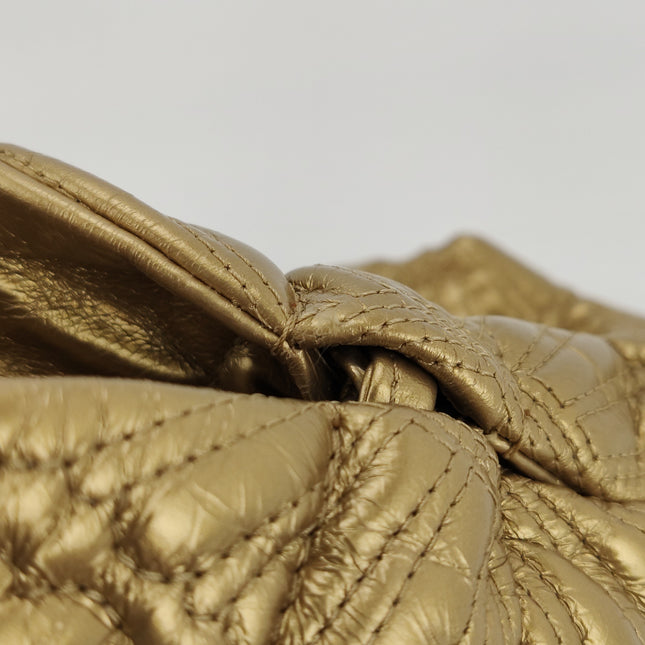 Chanel Paris Venice Ca D’Oro Large Gold Leather Tote with Engraving