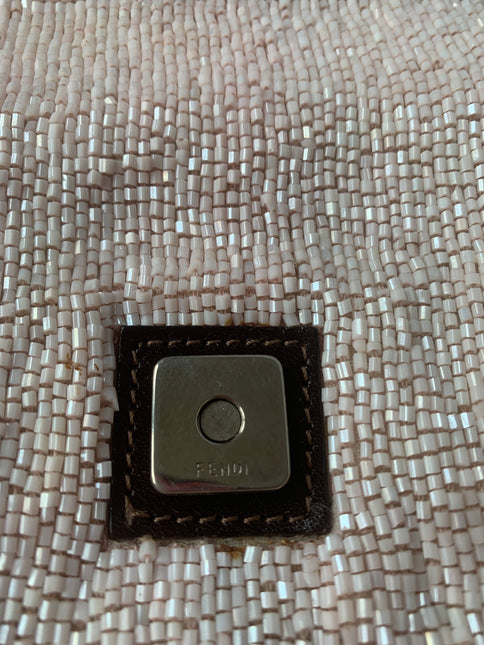 Sold FENDI Baguette White beads