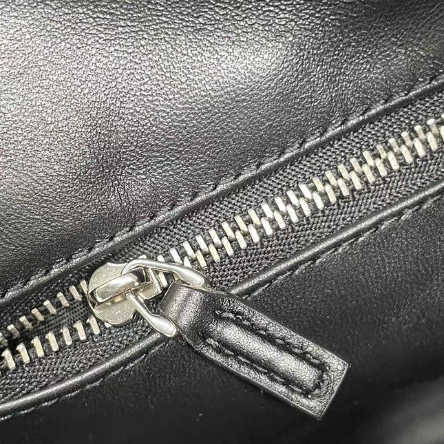 Gucci Jackie 1961 Large Black Calfskin Leather With Long Strap