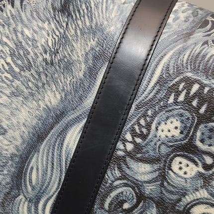 Louis Vuitton x Chapman Brothers Keepall 55 Bandouliere Lion Navy