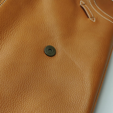 Dior Top Handle Saddle Bag Cognac Tan Brown Calfskin Leather