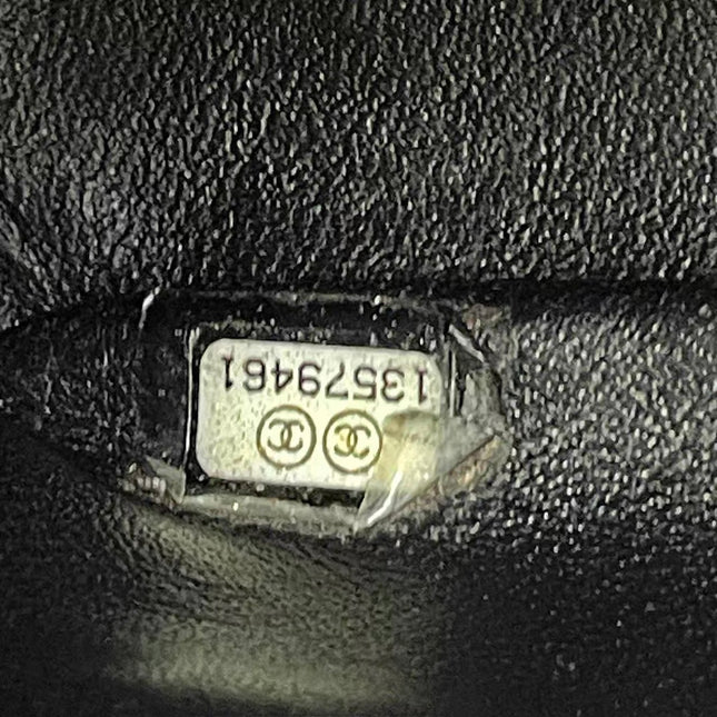 Chanel Classic Flap Jumbo 2009 Black Caviar Leather Single Flap Gold Hardware