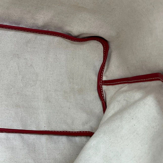 Goyard Saint Louis PM Tote Medium Red Goyardine 2017