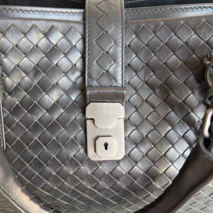 Bottega Veneta Roma Large Intrecciato Nappa Leather Black 35cm