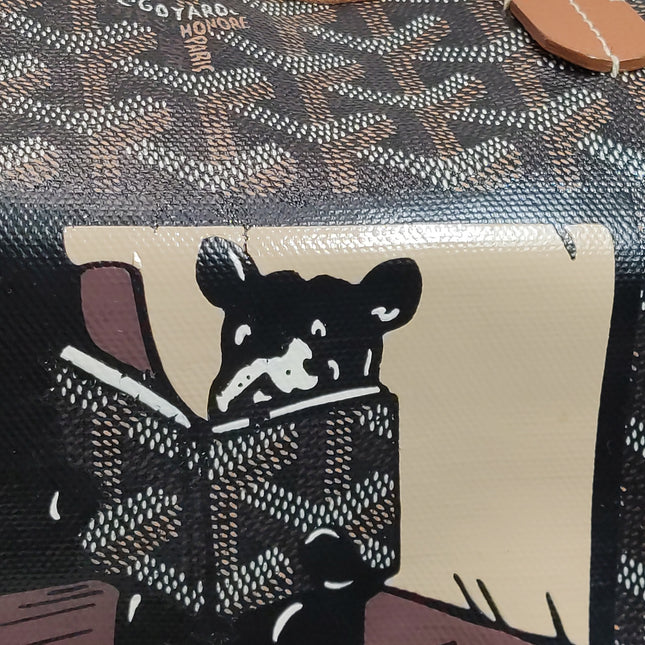 Goyard Saint Louis Tote PM Medium Brown French Bulldog 2020