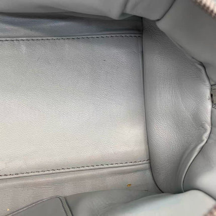 Loewe Amazona 29 Blue Leather Elephant Lock Silver-tone Hardware